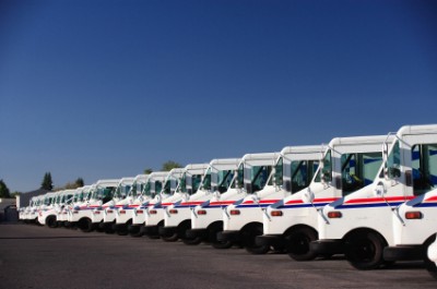 Postal trucks