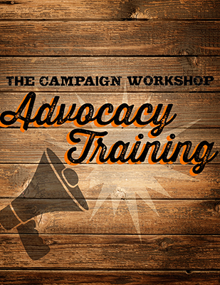 sign up for our Advocacy Training!