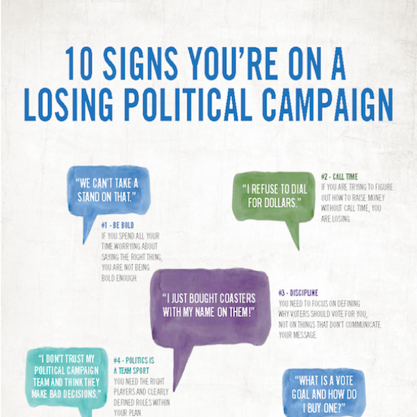 10 Signs You Are on a Losing Political Campaign